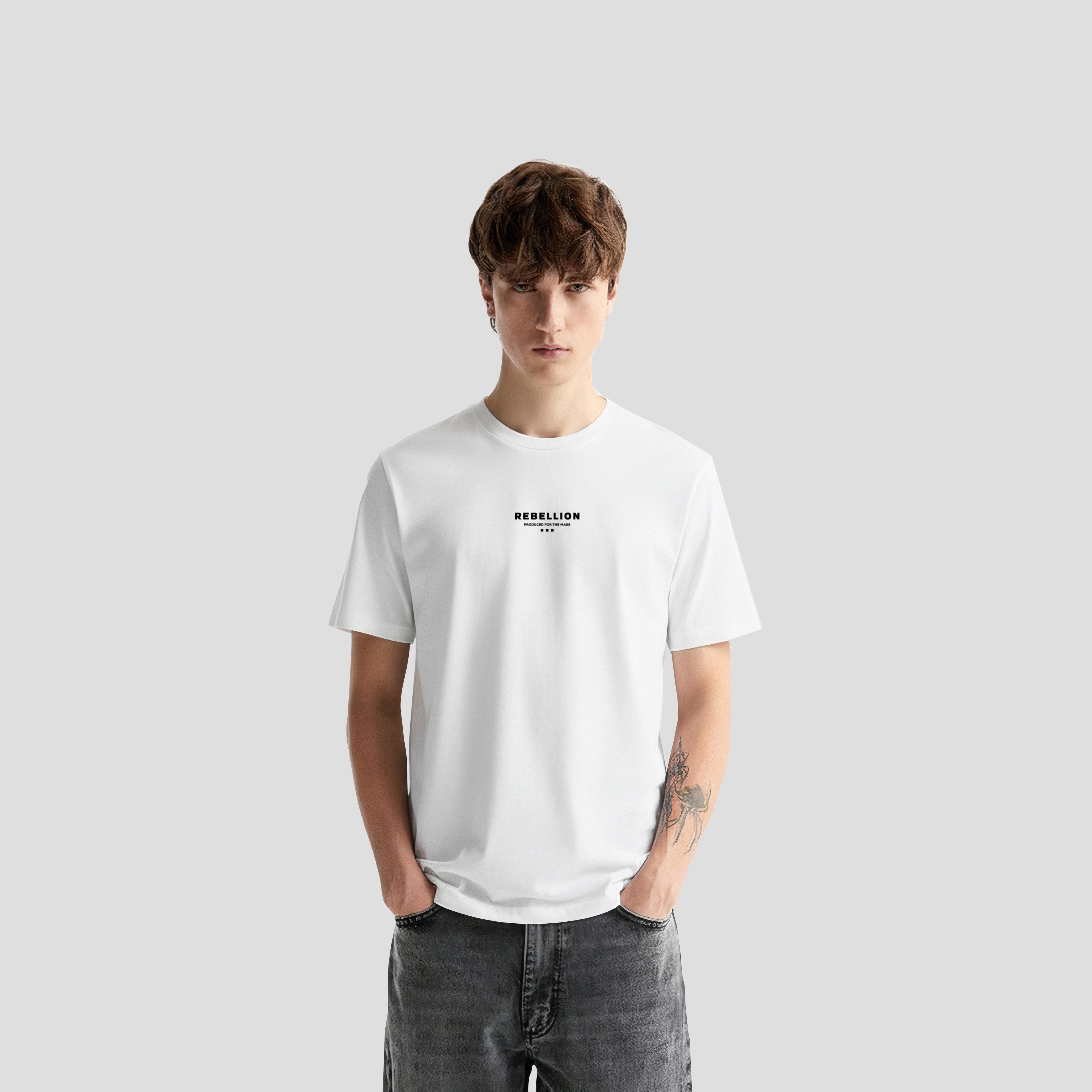 Bluz Slim Fit Minimalist E Bardh