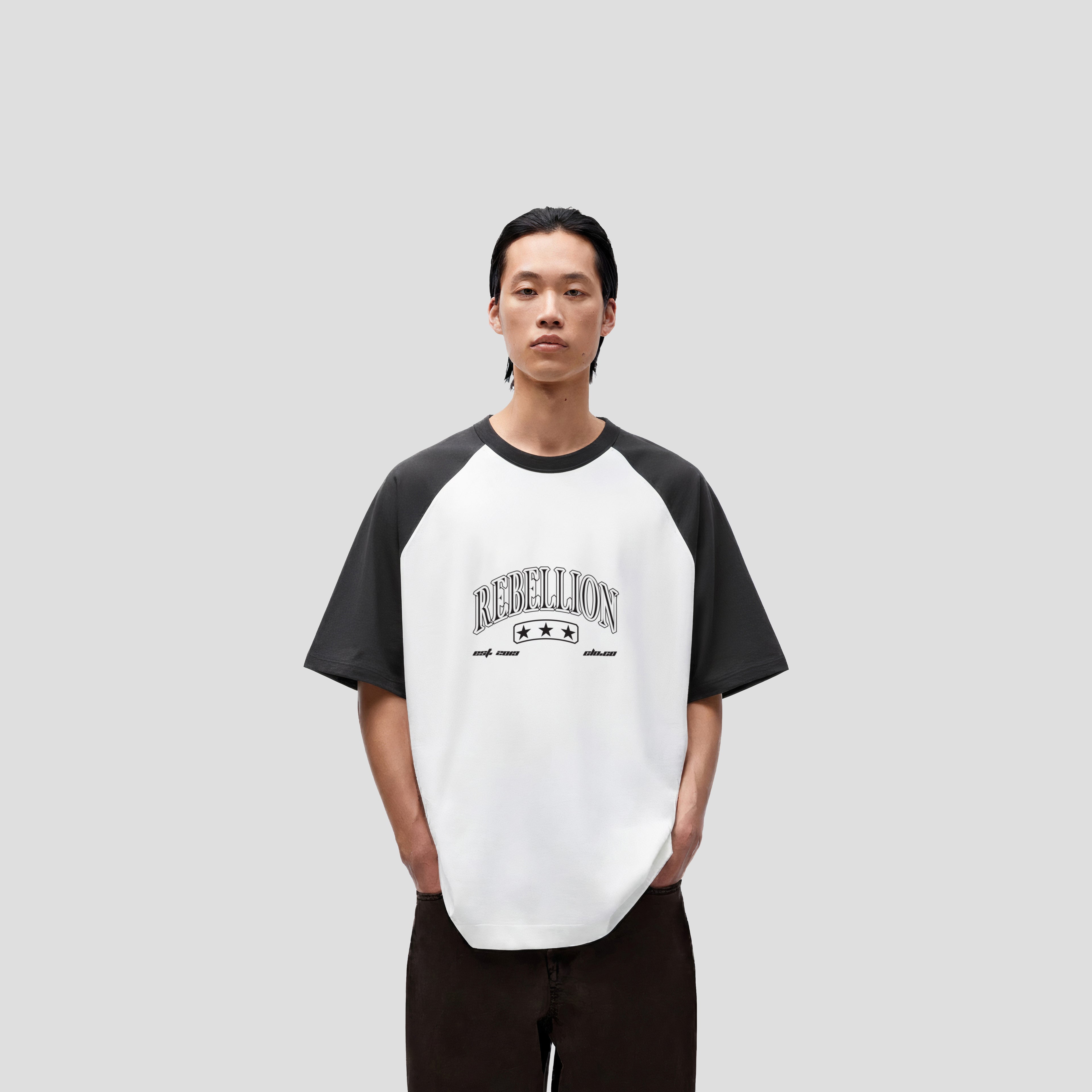 Bluz Raglan B/W