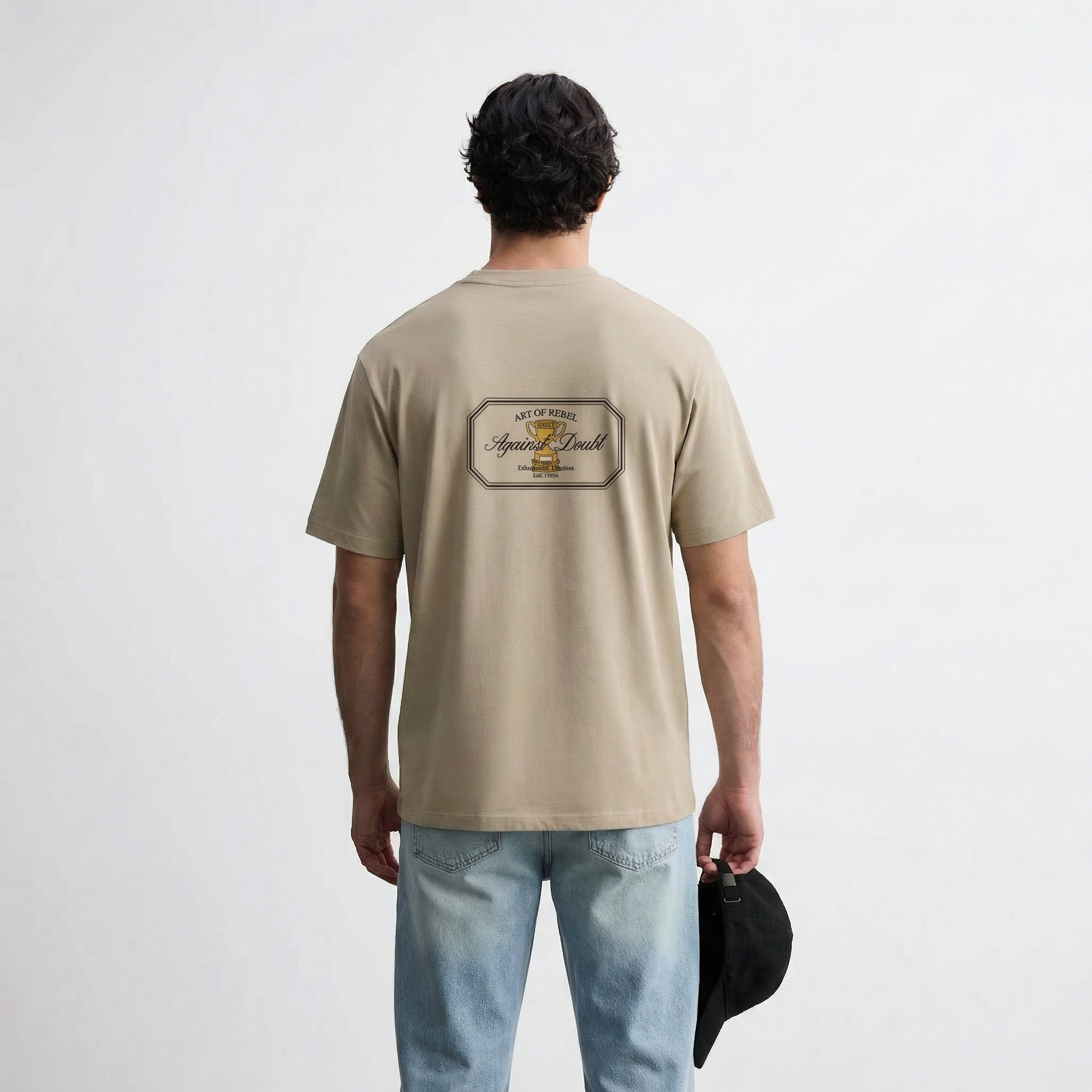 Against Doubt T-Shirt - Beige
