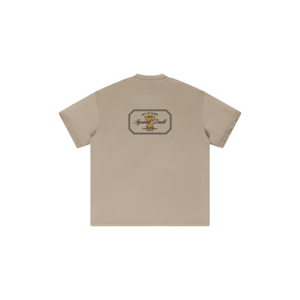 Against Doubt T-Shirt - Beige