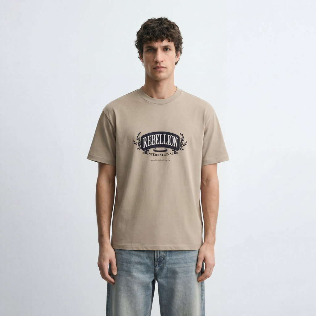 International T-Shirt - Beige