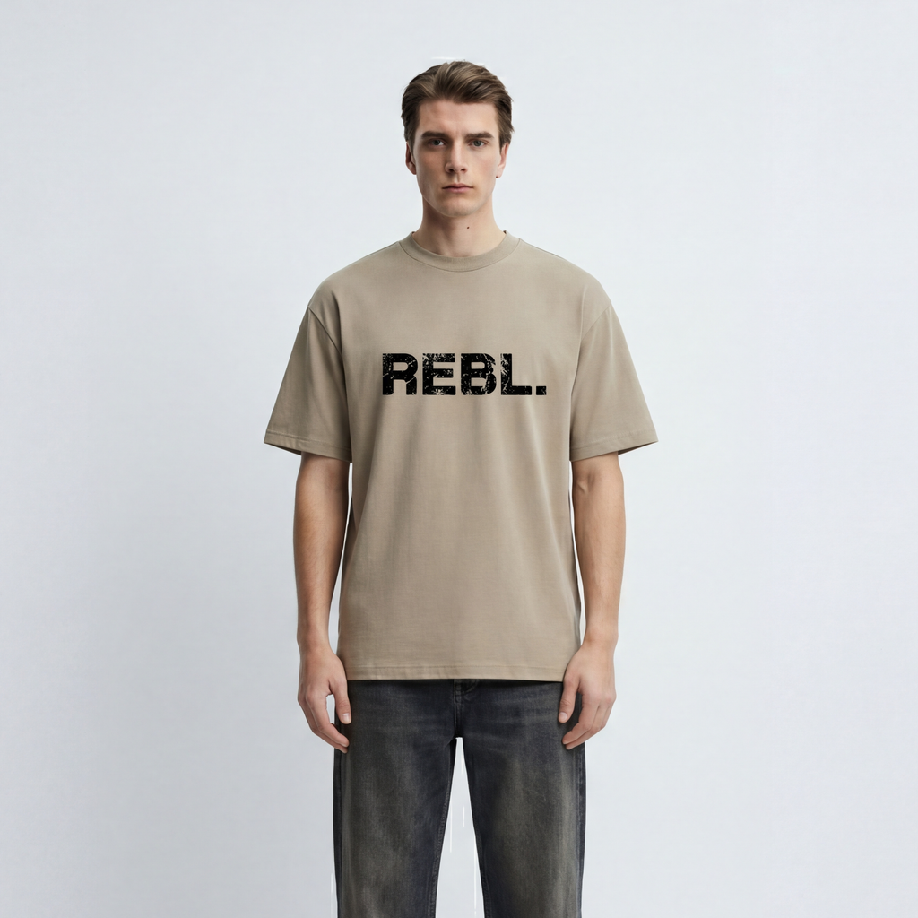REBL. T-Shirt - Beige