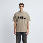 REBL. T-Shirt - Beige