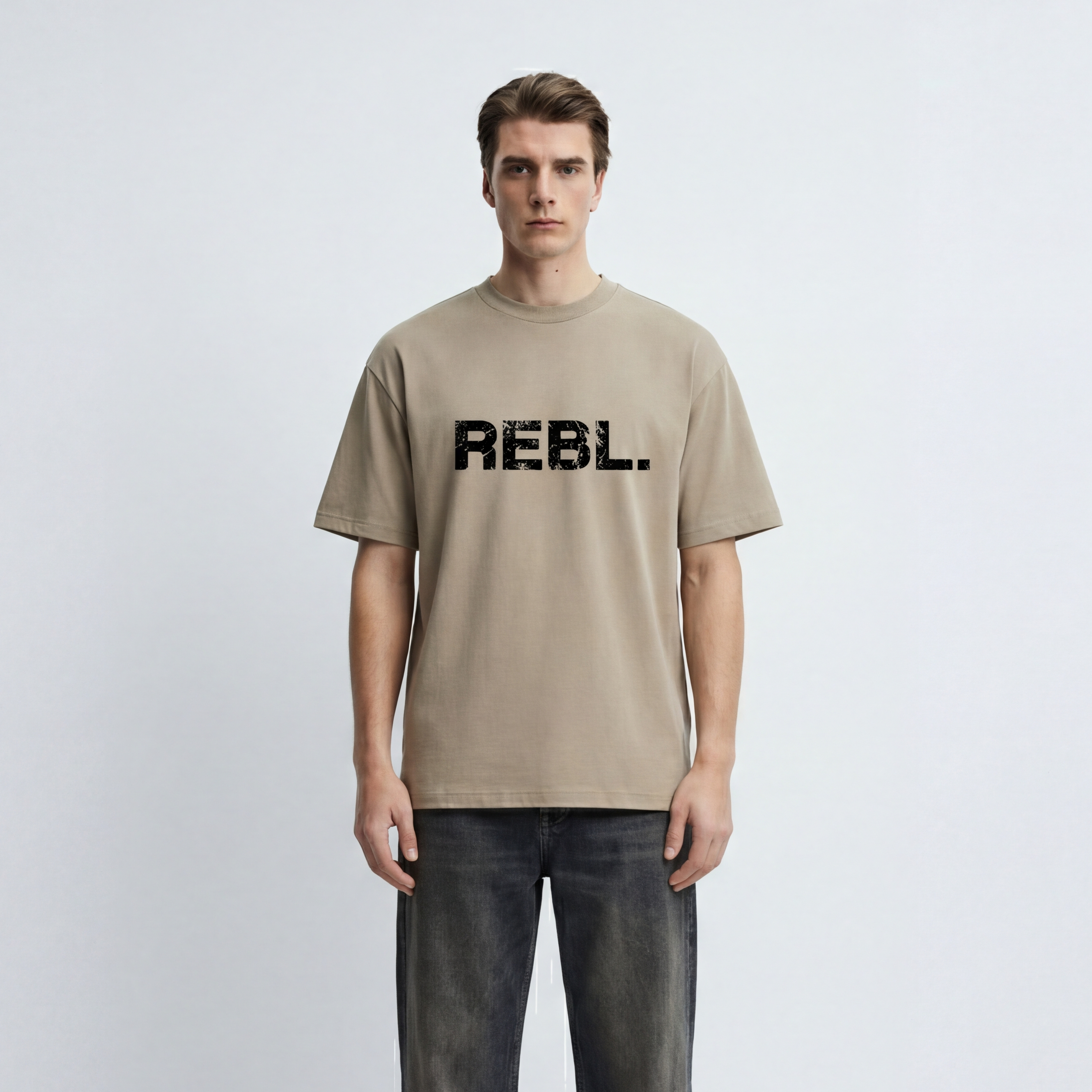 REBL. T-Shirt - Beige