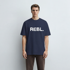 REBL. T-Shirt - Navy