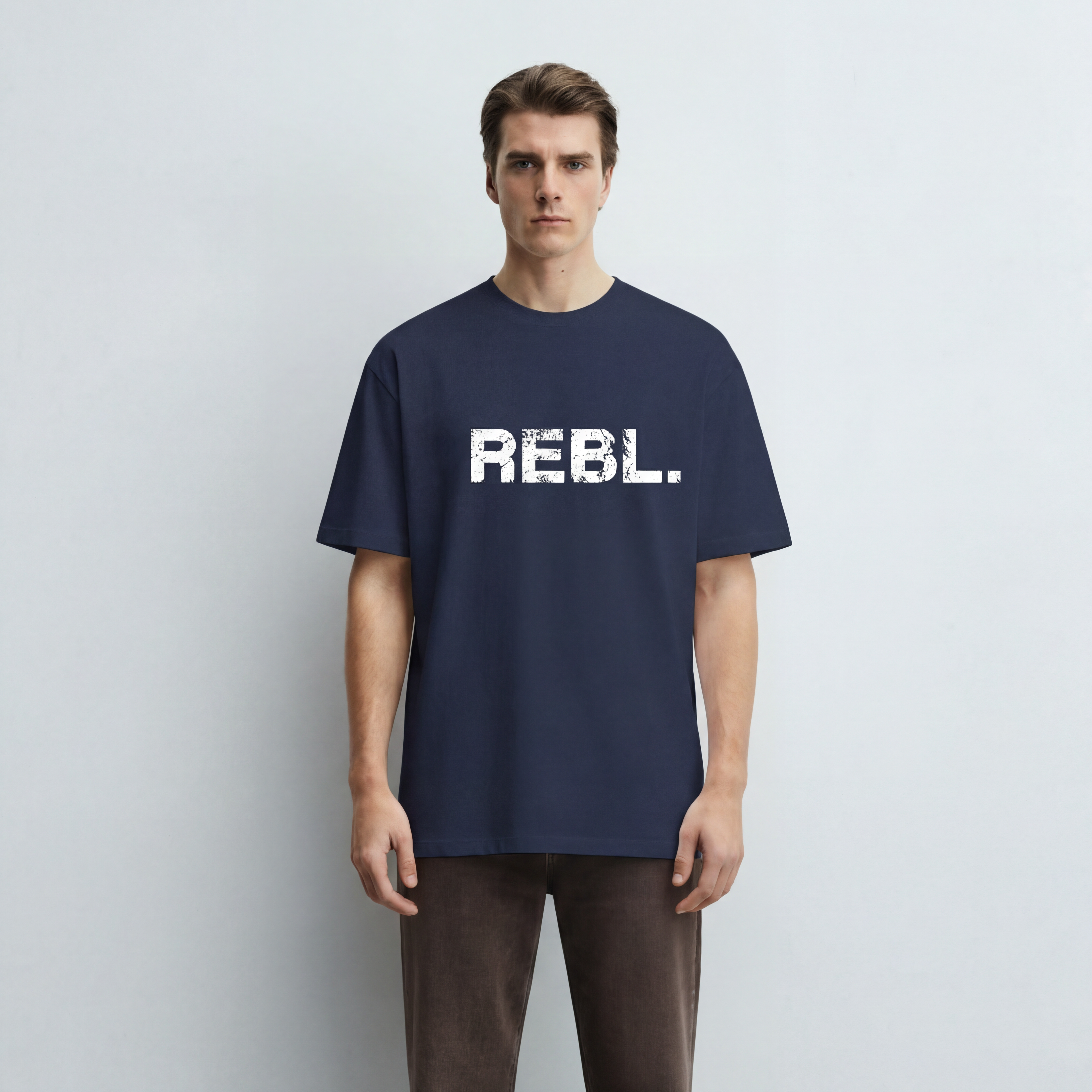 REBL. T-Shirt - Navy