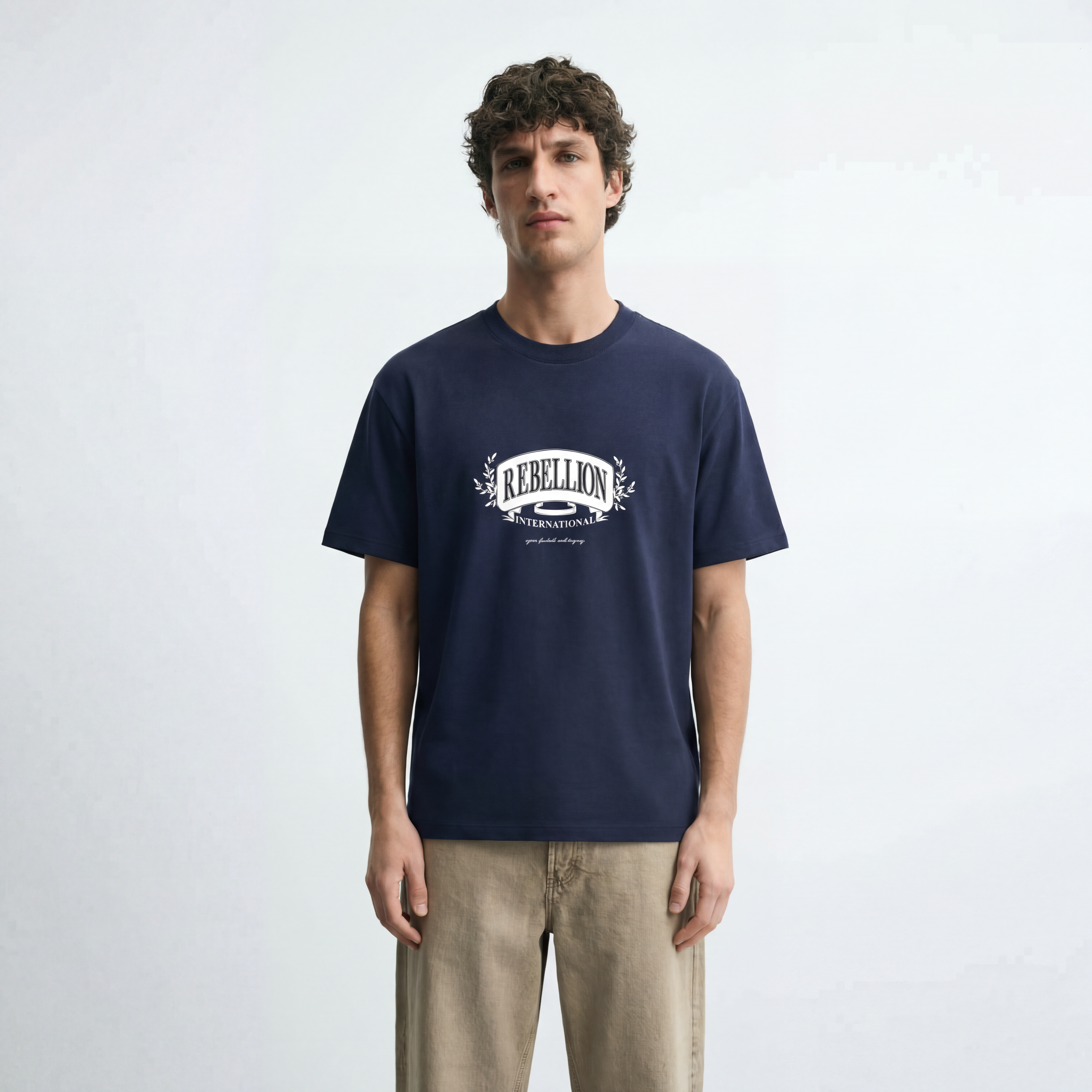 International T-Shirt - Navy