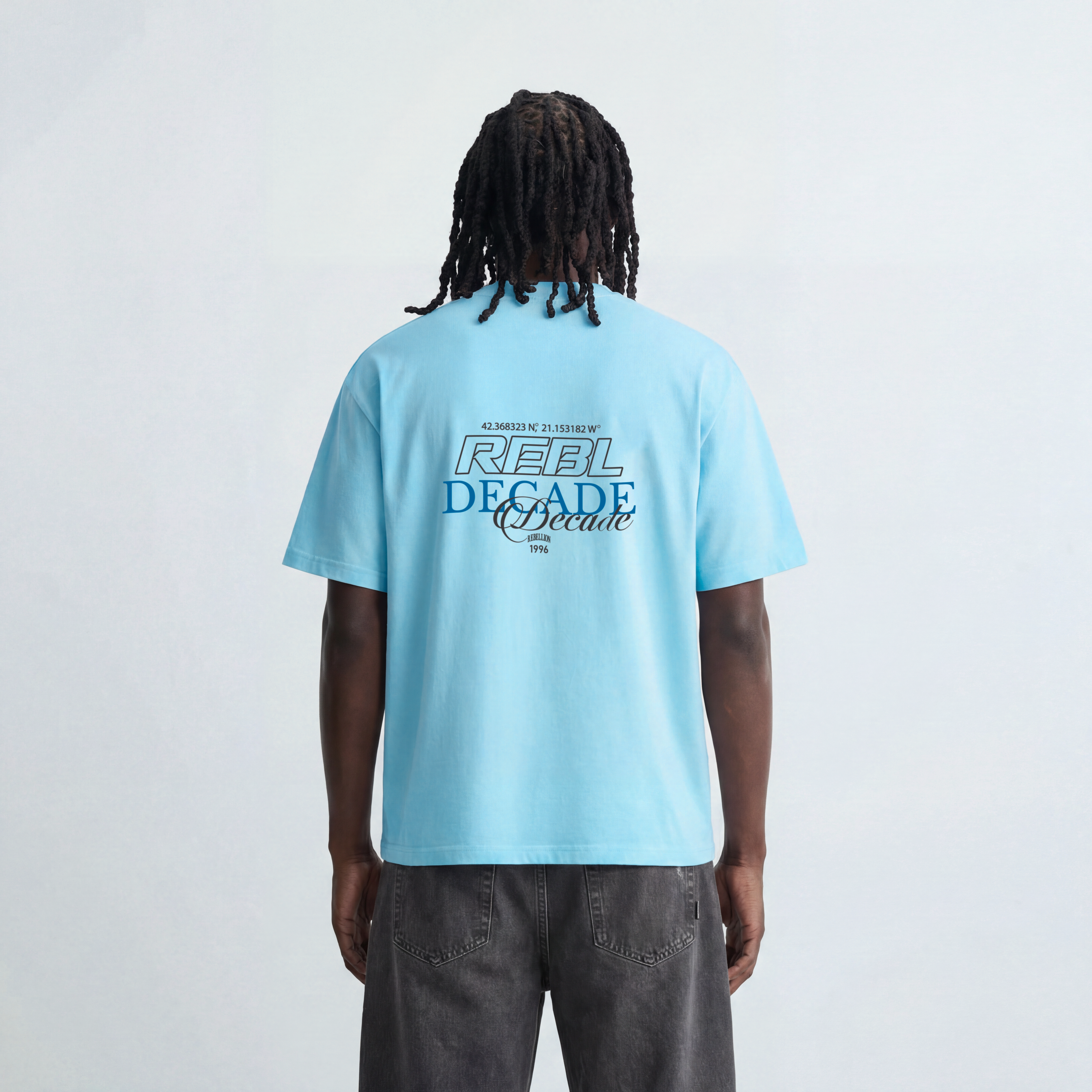 Decade T-Shirt - Baby Blue