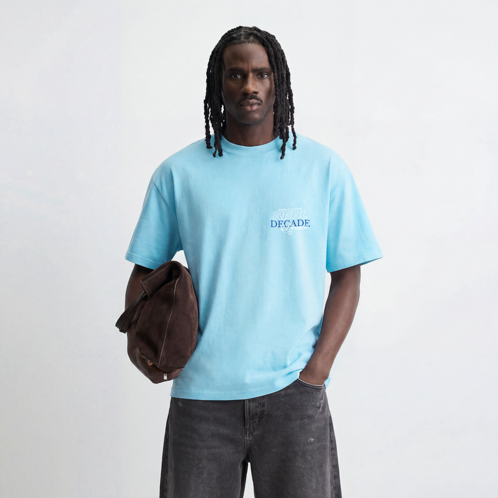 Decade T-Shirt - Baby Blue