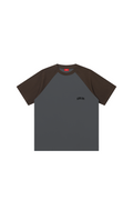 Raglan Shirt - Brown/Grey