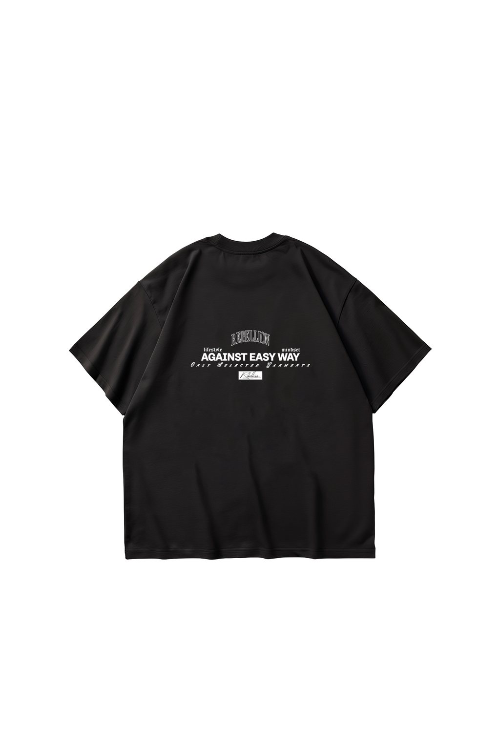 No easy way T-Shirt - Schwarz