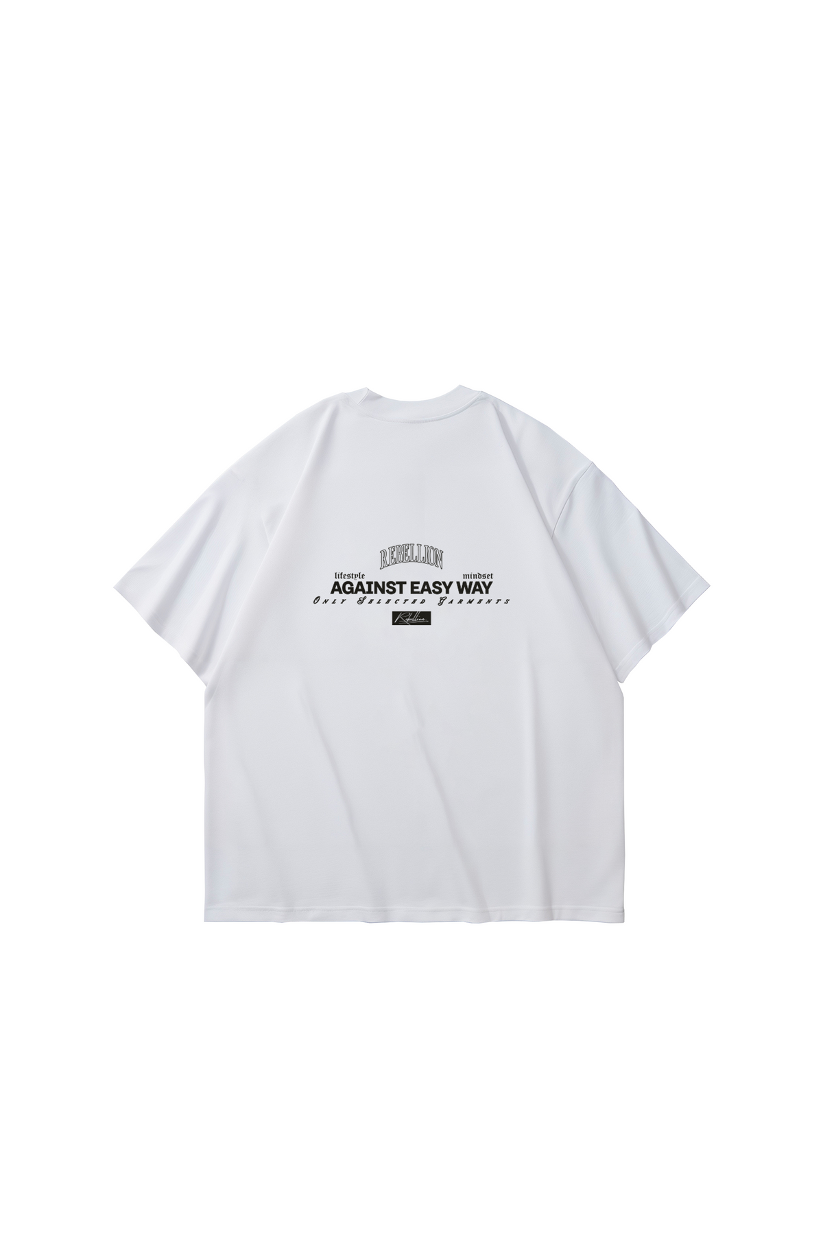 No easy way T-shirt - White
