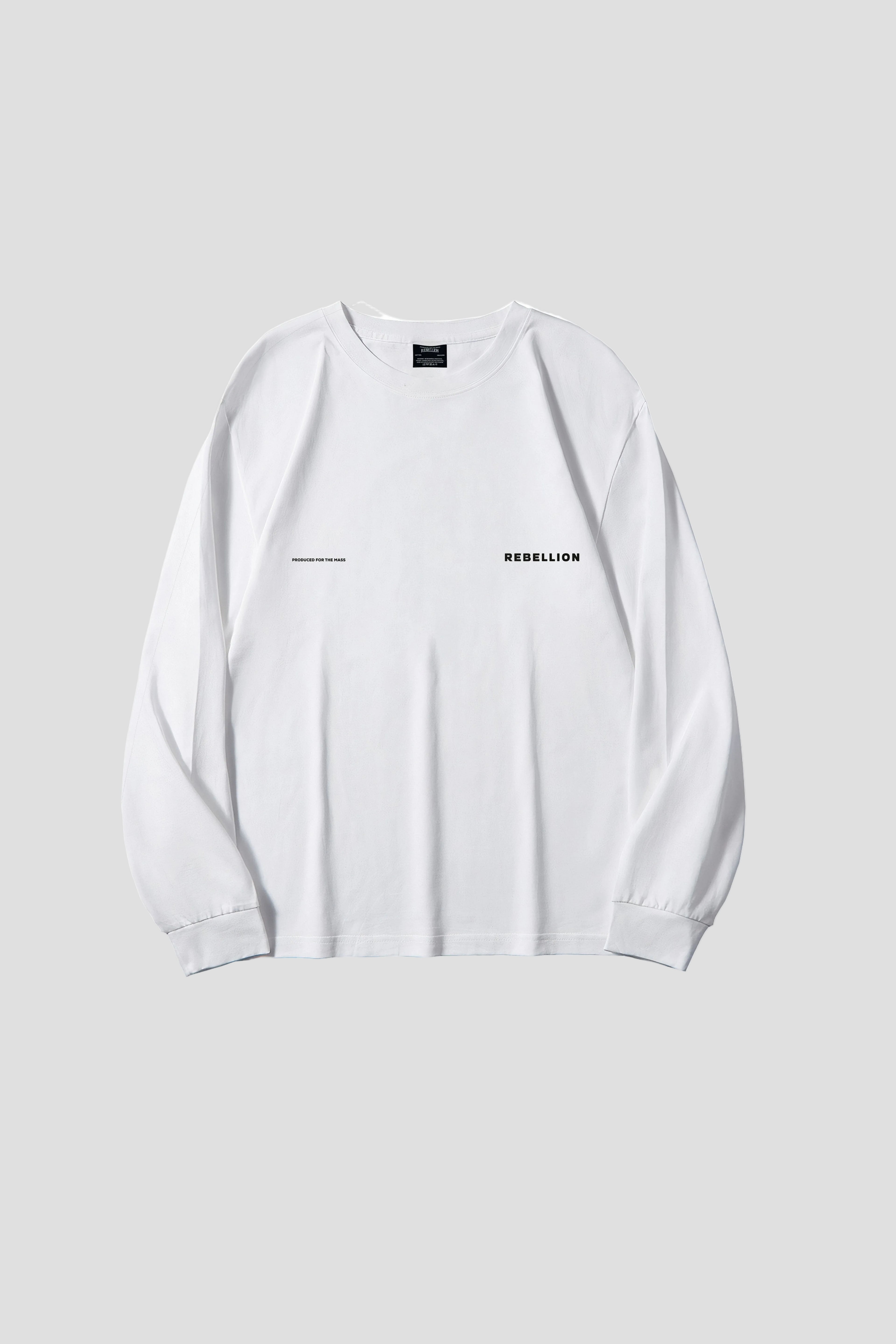 Bluz Me Krah Të Gjat Minimalist (e bardh)