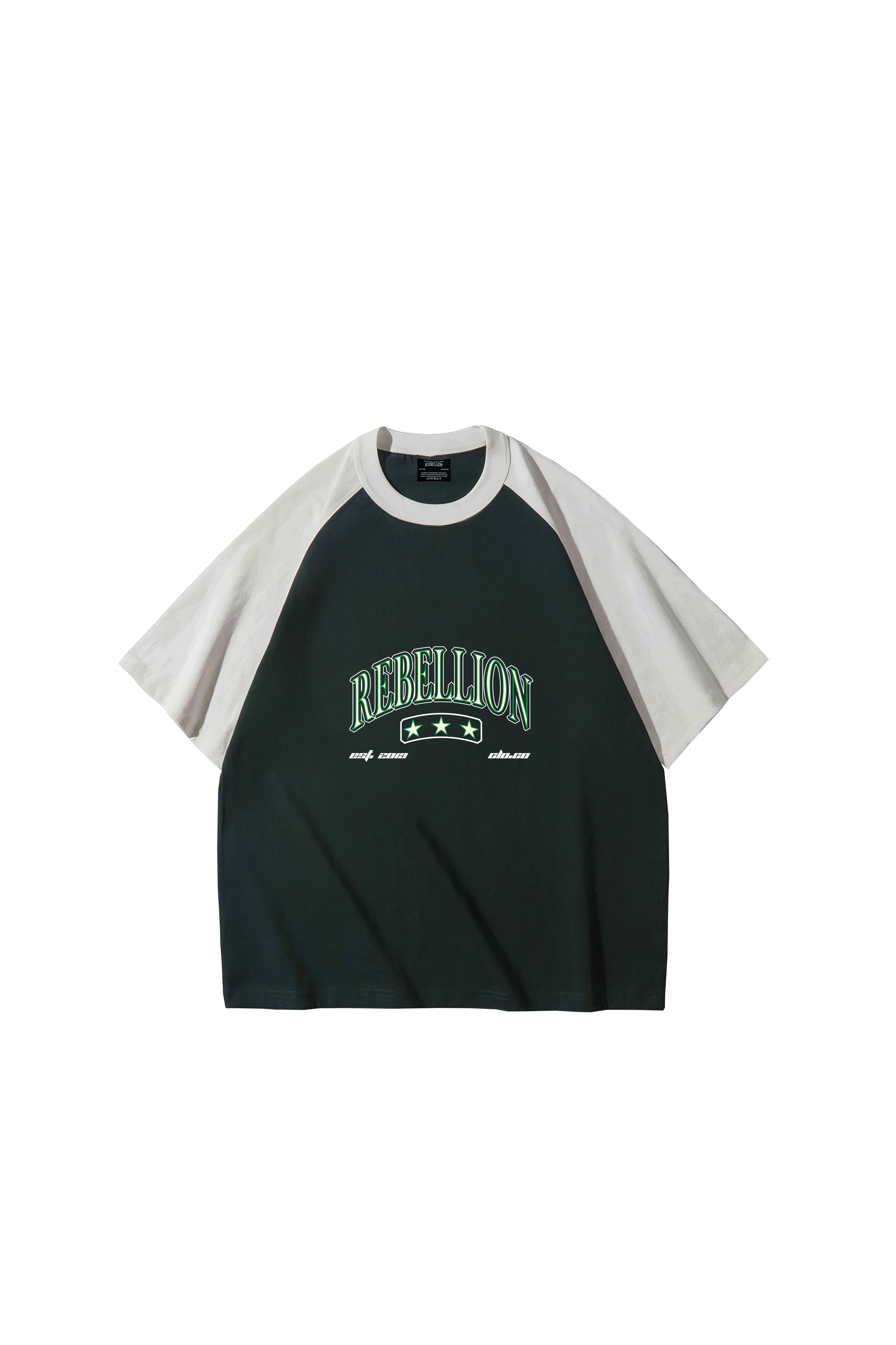 Raglan T-shirt Green